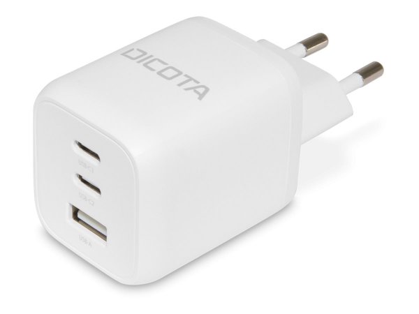 Dicota 3-Port GaN Wall Charger EU - Alimentatore pc/server - 65000 W