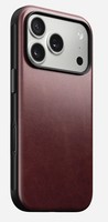 Nomad Modern Leather Case iPhone 17 Pro Burgundy Horween