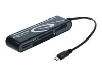 Delock Micro USB OTG Card 5 Slots - Card-Reader - CompactFlash (CF Typ 2)