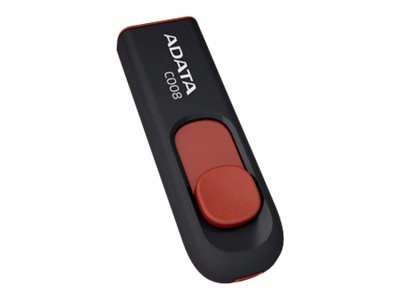 ADATA 32GB C008 - 32 GB - USB tipo A - 2.0 - 10 g - Nero - Rosso