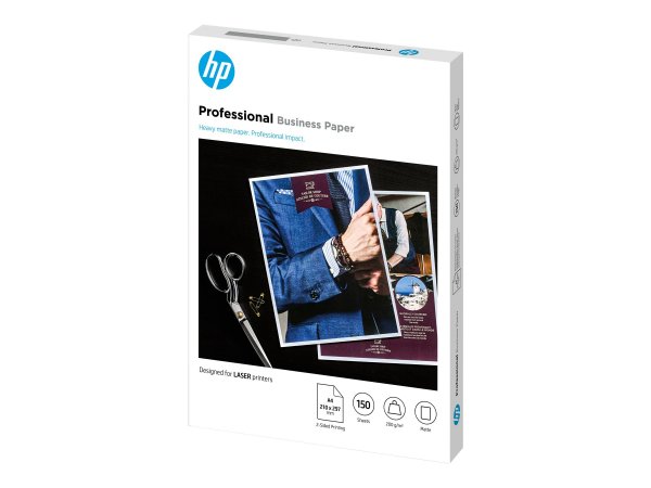 HP Carta opaca professionale originale certificata FSC - per stampa laser: confezione da 150 fogli/A