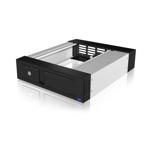 ICY BOX IB-158SSK-B - 13,3 cm (5.25") - Pannello portante - Nero - 3.5" - SATA - SATA II - SATA III