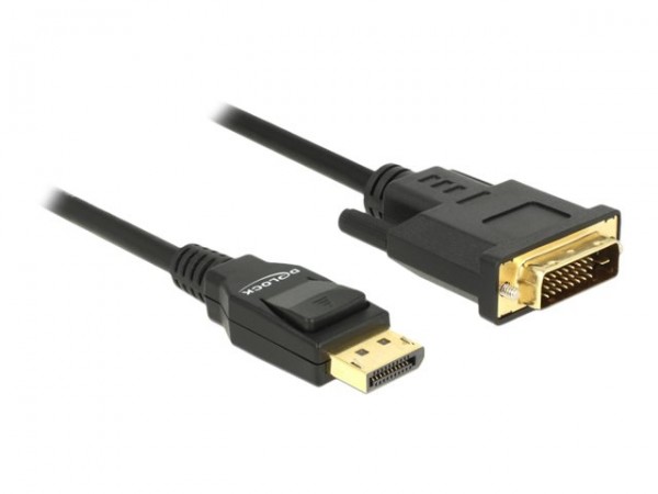 Delock 85314 - 3 m - DisplayPort - DVI-D - Maschio - Maschio - Dritto