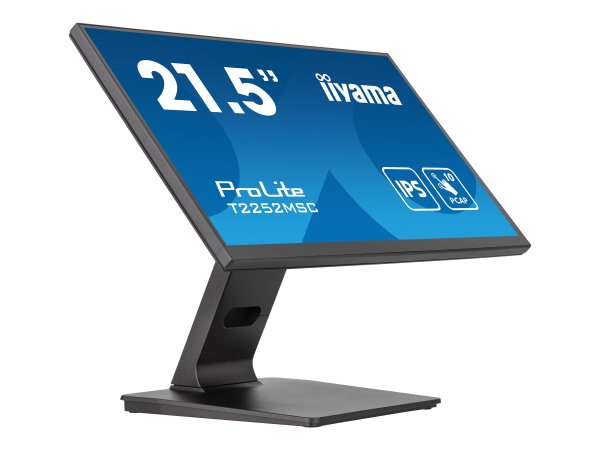 Iiyama ProLite T2252MSC-B2 - 54,6 cm (21.5") - 1920 x 1080 Pixel - Full HD - LCD - 5 ms - Nero