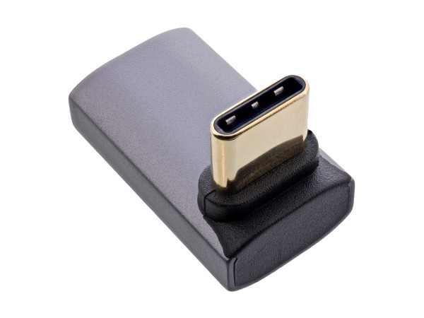 InLine Adattatore USB4 - spina/presa USB-C angolata sopra/sotto