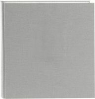 Goldbuch Trend 2 - Grigio - 60 fogli - Rilegatura all'inglese - Carta - Poliuretano - Bianco - 300 m