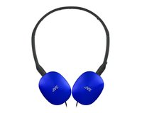JVC HA-S160M-AU Headphones On-Ear Blue - Cuffie - 24 KHz