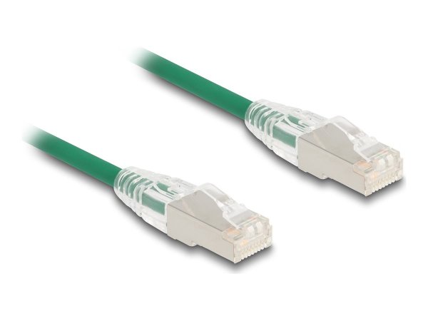 Delock RJ45 Netzwerkkabel Cat.6a Stec. zu Stecker U/FTP Slim - Cavo - Rete