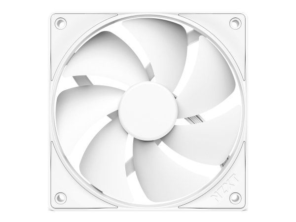 NZXT F Series F120P - Gehäuseluefter - 120 mm - Mattes Weiß RF-P12SF-W2 - Case fan - 30 dB