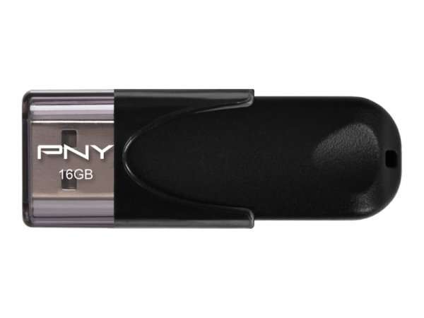 PNY Attaché 4 2.0 16GB - 16 GB - USB tipo A - 2.0 - 25 MB/s - Cuffia - Nero