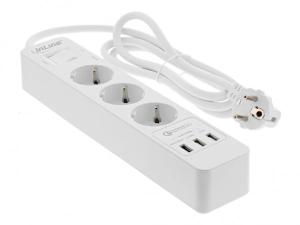 InLine Power strip - AC 220-250 V