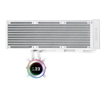 Lian Li Hydroshift Ii Lcd-C 360N Fanless ARGB AiO Wasserkühlung - weiß - 28 dB - AMD socket AM4 (Ryz