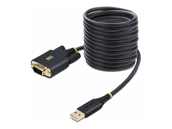 StarTech.com Cavo da USB a seriale da 3 m - ritenzione COM - viti/dadi intercambiabili - adattatore