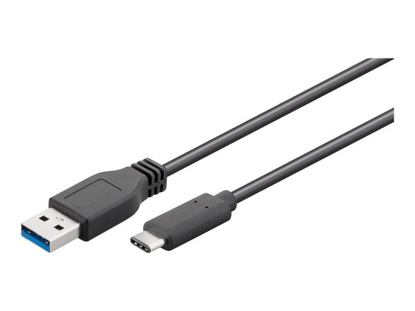Goobay 71221 - 2 m - USB A - USB C - USB 3.2 Gen 1 (3.1 Gen 1) - Maschio/Maschio - Nero