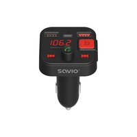 Savio TR-15 FAST CHARGING CAR FM transmitter - Kvm switch - Bluetooth