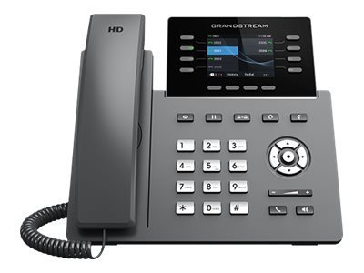 Grandstream GRP2624 - IP Phone - Nero - Cornetta cablata - In-band - Fuori banda - Info SIP - Superv