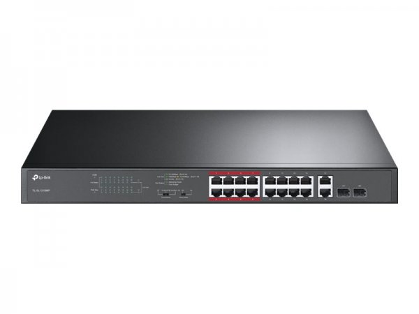 TP-LINK TL-SL1218MP - Non gestito - Fast Ethernet (10/100) - Supporto Power over Ethernet (PoE) - Mo