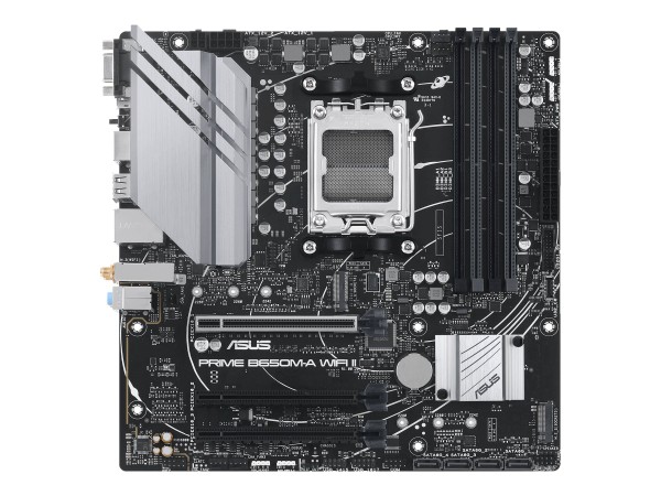 ASUS PRIME B650M-A WIFI II - AMD - Socket AM5 - AMD Ryzen™ 7 - DDR5-SDRAM - 128 GB - DIMM