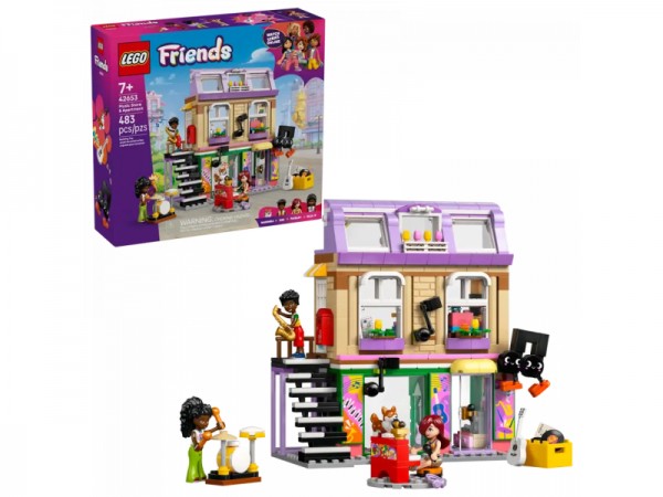 LEGO 42653 Friends Musikladen & Wohnung