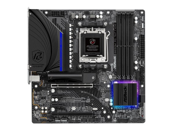 ASRock B650M PG Riptide - AMD - Socket AM5 - DDR5-SDRAM - 128 GB - DIMM - Dual-channel