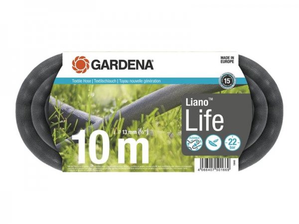 Gardena Liano - 10 m - Sul suolo - Nero - Grigio - Cloruro di polivinile (PVC) - 22 bar - 1,3 cm
