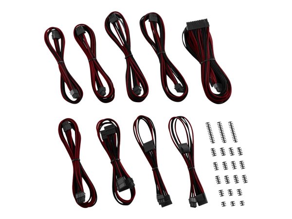 cablemod CM-CSR-CKIT-NKKBR-R - Nero - Rosso - 260 mm - 180 mm - 65 mm - 900 g - Scatola