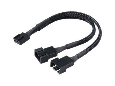 Akasa AK-CBFA04-15 - Scheda di interconnessione della ventola - Nero - 2 ventola(e) - 2 x 4pin PWM -