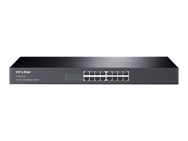 TP-LINK 10/Rackmount Switch TL-SF1016 - Interruttore - 0,1 Gbps