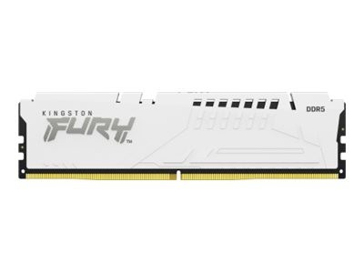 Kingston FURY Beast 16 GB 5200 MT/s DDR5 CL40 DIMM White XMP - 16 GB - 1 x 16 GB - DDR5 - 288-pin DI