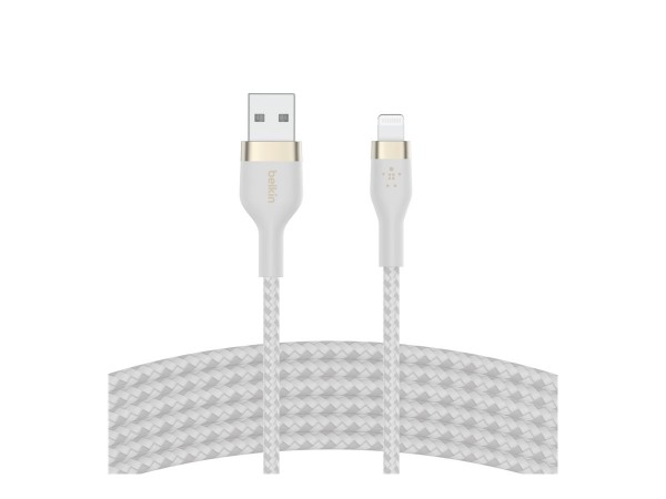 Belkin CAA010BT3MWH - 3 m - USB A - USB C/Lightning - Maschio - Maschio - Bianco