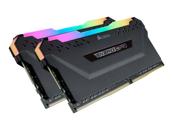 Corsair Vengeance RGB CMW16GX4M2C3000C15 - 16 GB - 2 x 8 GB - DDR4 - 3000 MHz - 288-pin DIMM - Nero