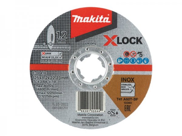 Makita E-00418 Trennscheibe 125 mm 1 St. Edelstahl