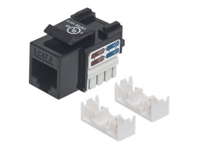 Intellinet Keystone Jack Cat6 Punch-down UTP schwarz - Cavo - Rete