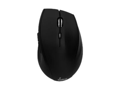 MEDIARANGE MROS208 - Mano destra - Ottico - RF Wireless - 1600 DPI - Nero