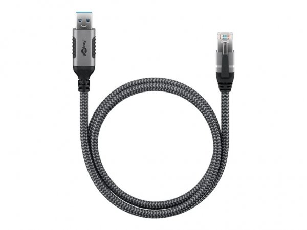 Goobay Netzwerkkabel - USB Typ A m zu RJ-45 - Cavo - Digitale/dati