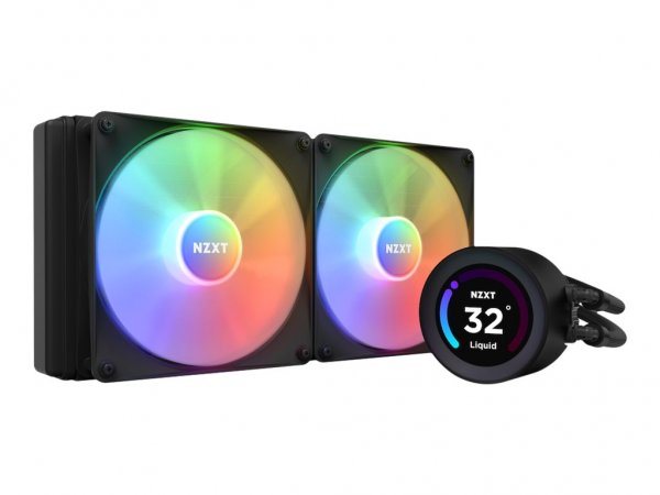 NZXT Kraken Elite 280 RGB - Raffreddatore di liquidi tutto in uno - 14 cm - 90,79 pdc/min - Nero