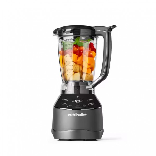 NutriBullet Triple Prep System Standmixer NBF580B dunkelgrau 1.8 Liter &