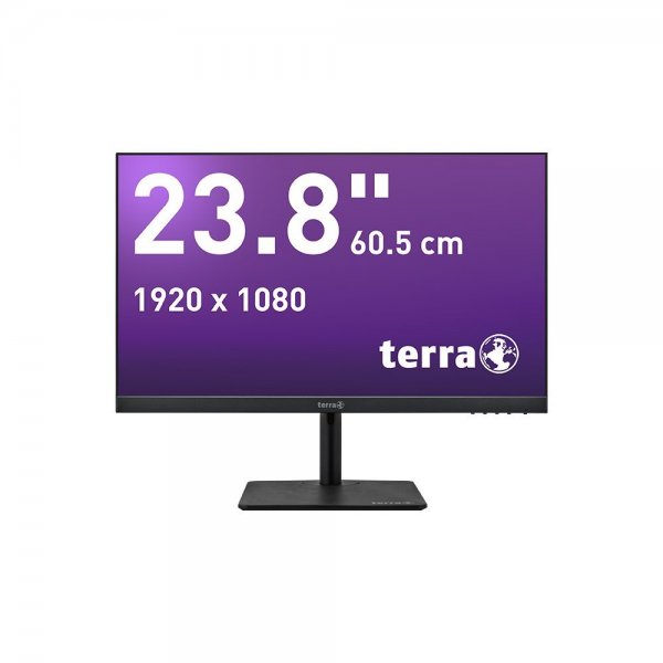 TERRA 3030221 - 60,5 cm (23.8") - 1920 x 1080 Pixel - Full HD - LED - 5 ms - Nero