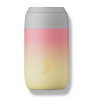 Chillys Bottles Chilly's C340S2DBRK - Singolo - 0,34 L - Grigio - Rosa - Giallo - Tazza - Caffè - 1