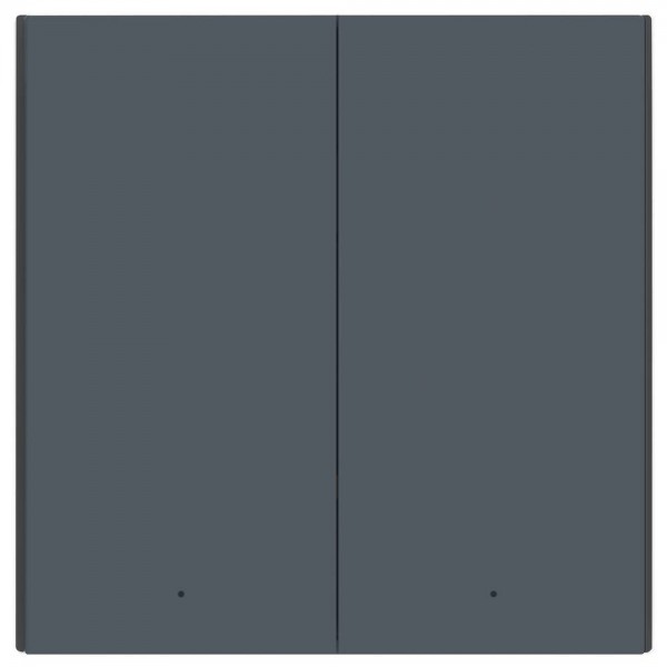 Aqara Smart Wall Switch H1 With Neutral Double Rocker grau HomeKit