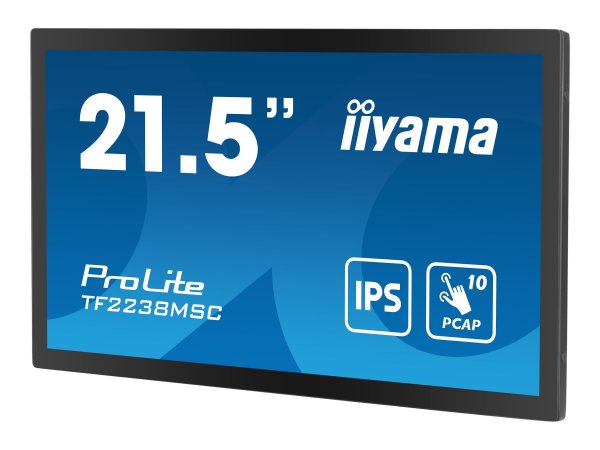 Iiyama TF2238MSC-B1 - Pannello A digitale - 55,9 cm (22") - LED - 1920 x 1080 Pixel