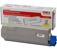OKI 43865721 - 6000 pagine - Giallo - 1 pz