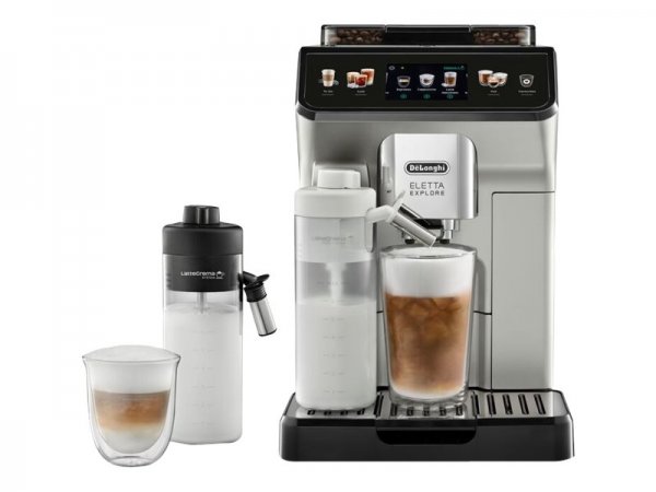 De Longhi Eletta Explore - Macchina per espresso - 1,8 L - Chicchi di caffè - Caffè macinato - Macin