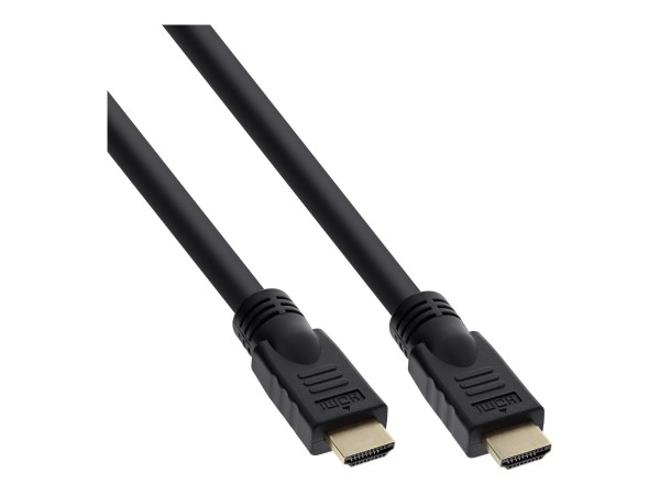 InLine Cavo HDMI 2.0 - High Speed - Ethernet - 4K2K - 4K3D - 5m - Premium - dorato