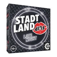 Game Factory Stadt Land Flip Late Night - Carta da gioco - Strategia - 18 anno/i - 10 min