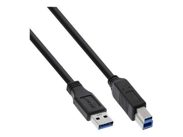 InLine Cavo USB 3.2 Gen.1 A maschio / B maschio - nero - 0,5m