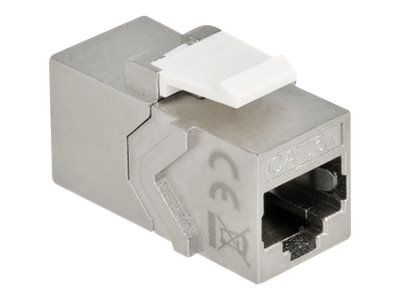 Delock 86996 - Piatto - Argento - Bianco - RJ-45 - RJ-45 - Femmina - Femmina