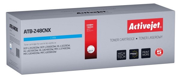 Activejet ATB-248CNX Toner replacement for Brother TN248XLC Supreme - Compatibile - Unità toner