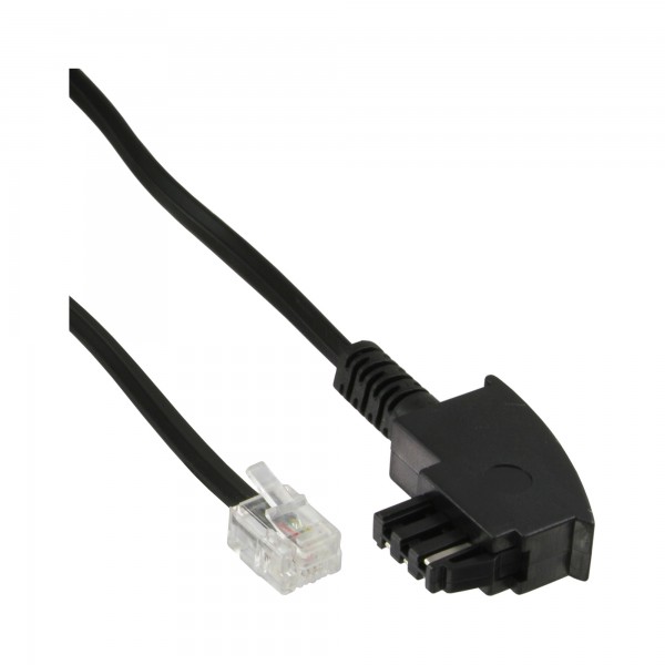 InLine Cavo telefonico TAE-F maschio a RJ11 6/4 Telekom Siemens germania - 20m