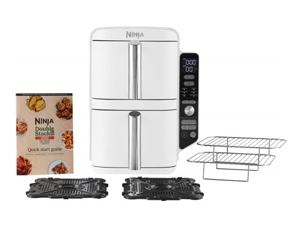 SharkNinja Double Stack XL 2-Ebenen Heißluftfritteuse 9.5 L - SL400EUWH